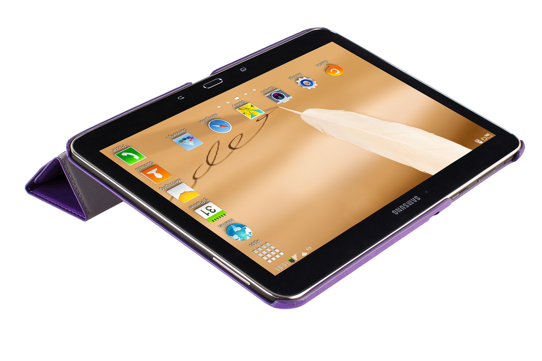 Чехол-книжка G-Case Slim Premium для Samsung Galaxy Tab 4 10.1 Purple