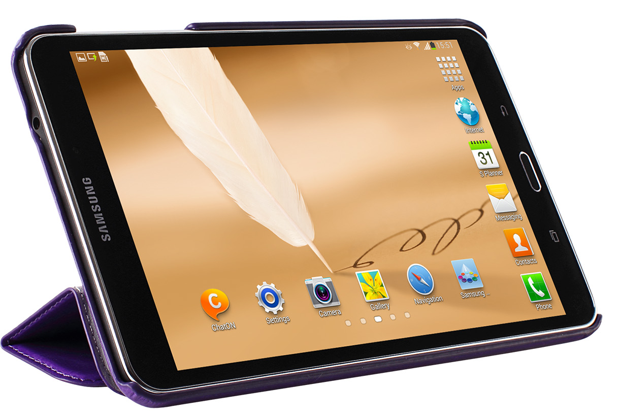 Чехол-книжка G-Case Slim Premium для Samsung Galaxy Tab 4 8.0 Purple