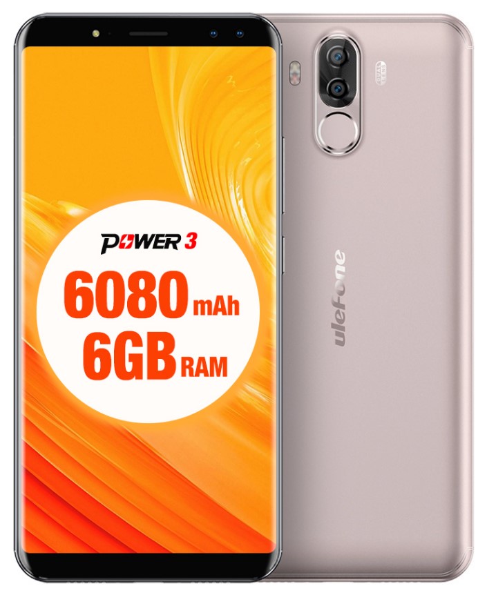 Смартфон Ulefone Power 3 64GB Gold