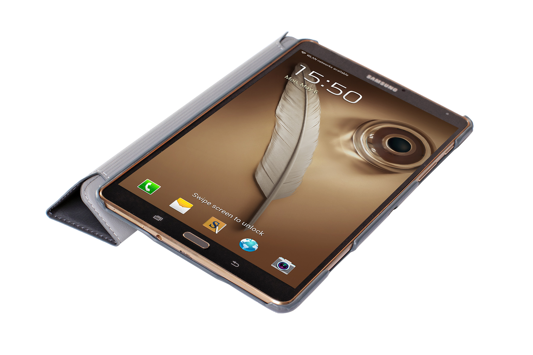 Чехол-книжка G-Case Slim Premium для Samsung Galaxy Tab S 8.4 Silver