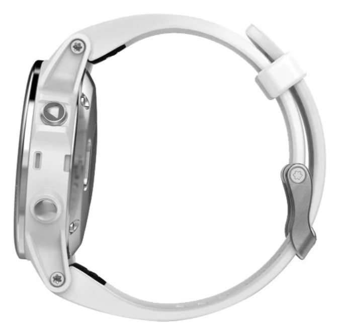 Умные часы Garmin Fenix 5S Silver/White (Серебристый)