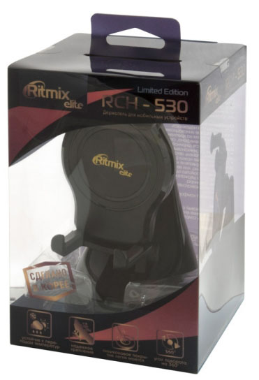 Автомобильный держатель Ritmix RCH-530 Limited Edition Black