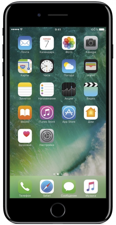Смартфон Apple iPhone 7 Plus (Как новый) 32GB Jet Black (Черный Оникс)