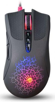 Компьютерная мышь A4Tech Bloody A90 Blazing оптическая проводная USB, черный