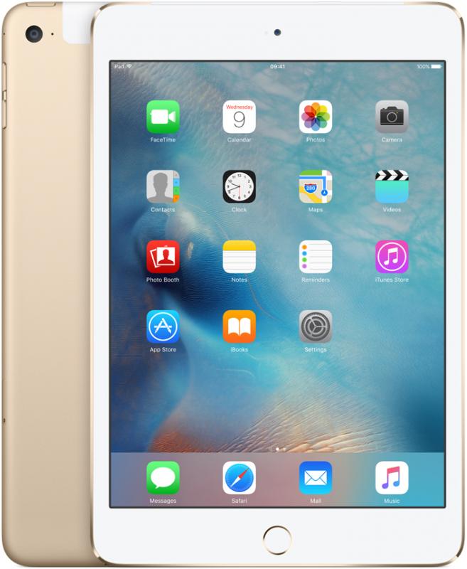 Планшет Apple iPad Mini 4 Wi-Fi + Celluar 64GB Gold