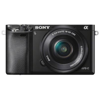 Беззеркальный фотоаппарат со сменной оптикой Sony Alpha ILCE-6000 Kit Черный