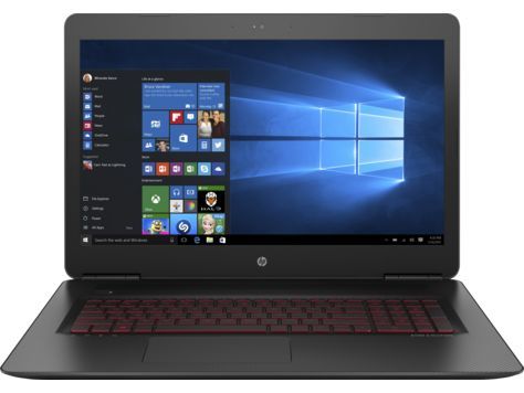 Ноутбук HP Omen 17-w102ur ( Intel Core i7 6700HQ/12Gb/1000Gb HDD/256Gb SSD/nVidia GeForce GTX 1070/17,3"/3840×2160/Нет/Windows 10) Черный