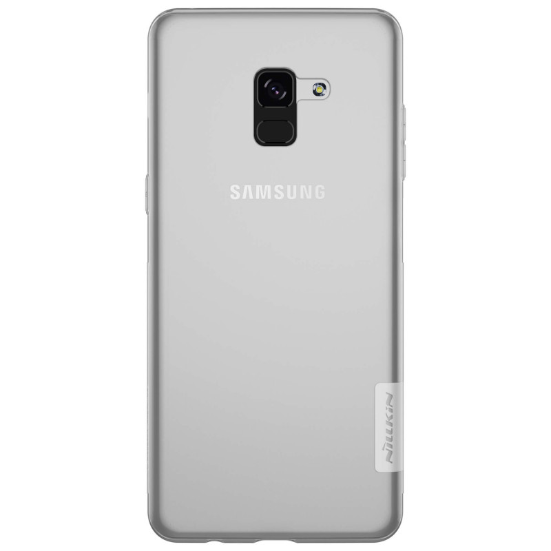 Силиконовая накладка Nillkin Nature для Samsung Galaxy A8 (2018) Прозрачный