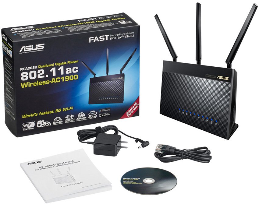 Wi-Fi Роутер ASUS RT-AC68U