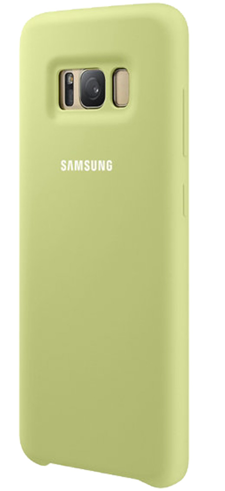 Силиконовая накладка Silicon Silky And Soft-Touch Finish для Samsung Galaxy S9+ Зеленый