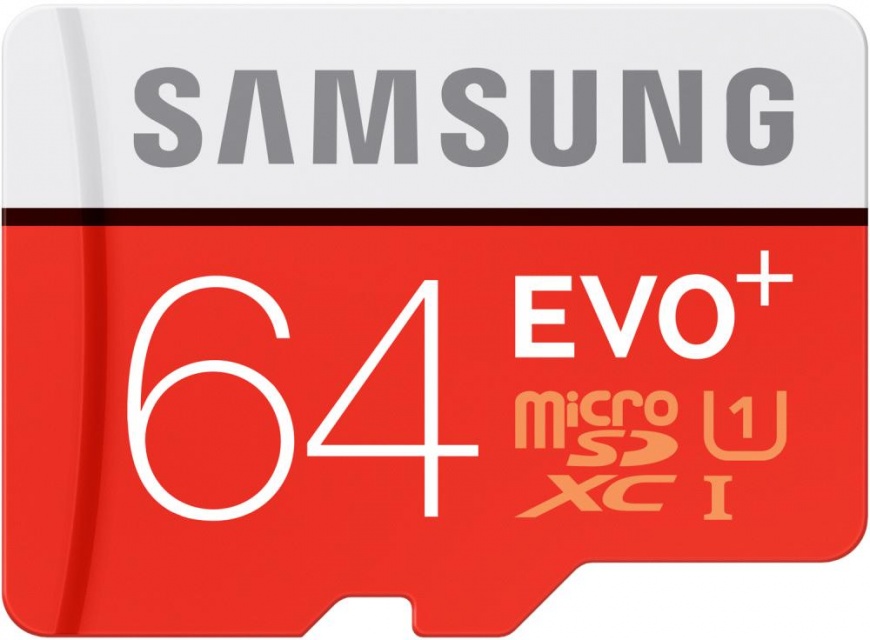  Samsung Micro SDXC Evo Plus 64GB Class 10 Переходник в комплекте