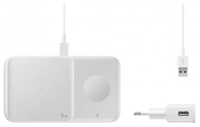 Беспроводная зарядка Samsung EP-P4300, мощность Qi: 7.5 Вт, Белый