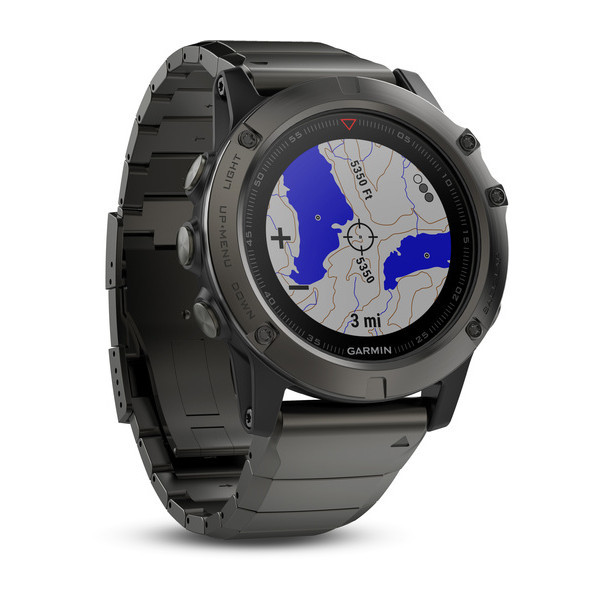 Умные часы Garmin Fenix 5 Серый с металлическим браслетом